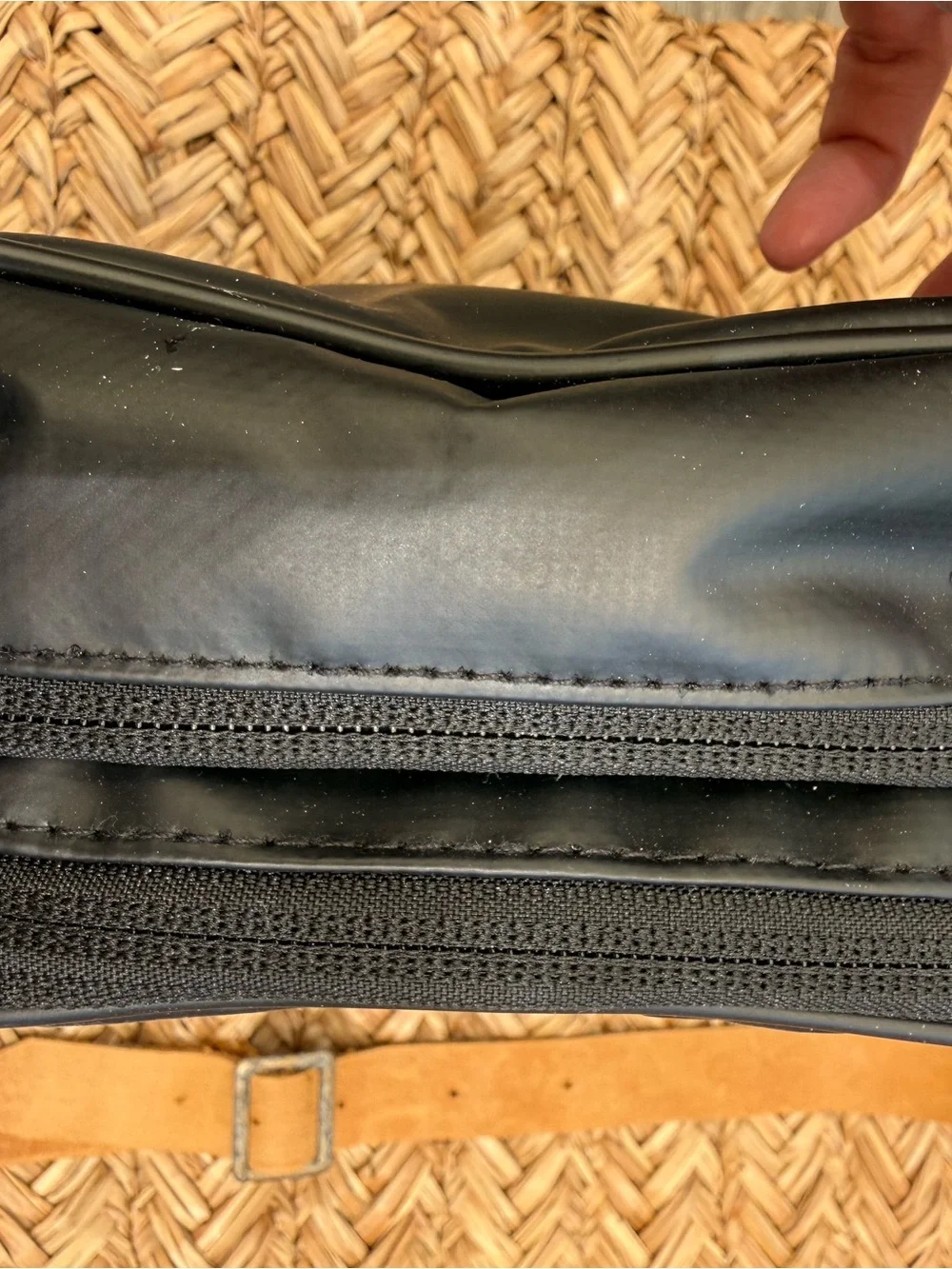 Men’s Black Electronics Accessory Case - Travel Organizer Pouch